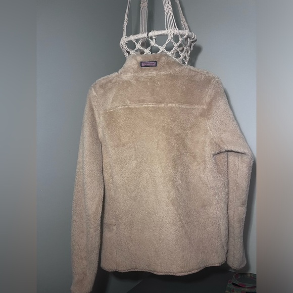 Vineyard Vines - The Sherp Shirt - Medium / Beige Sherpa Pullover - Picture 4 of 6
